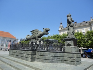 vieille ville de Klagenfurt: le Dragon
